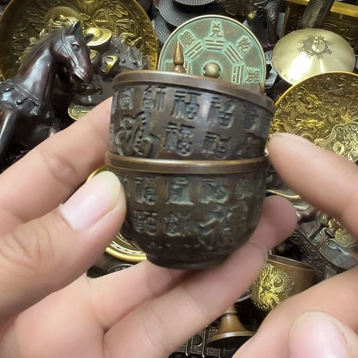 顺顺利利，铜器摆件