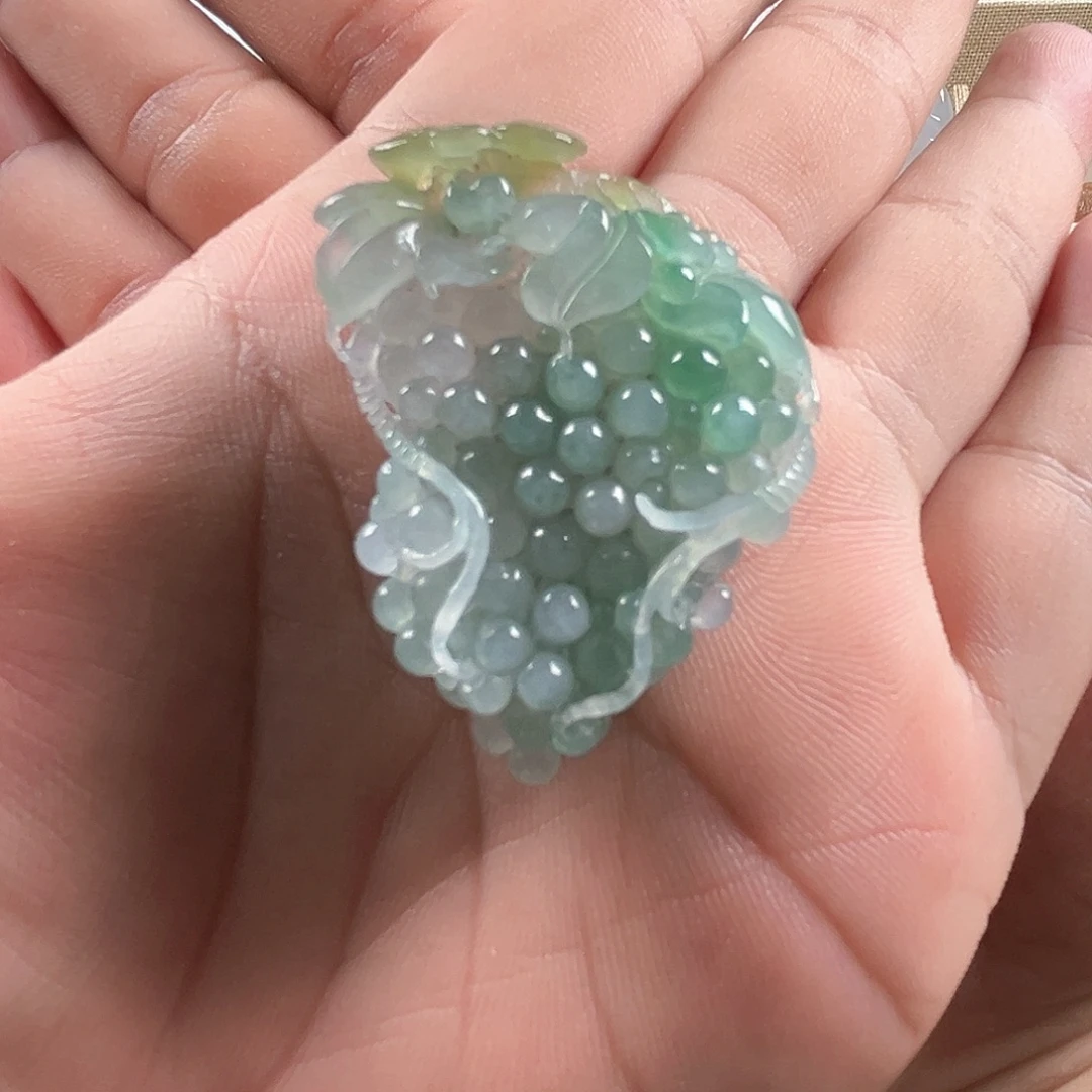 翡翠未镶嵌颈饰天然
