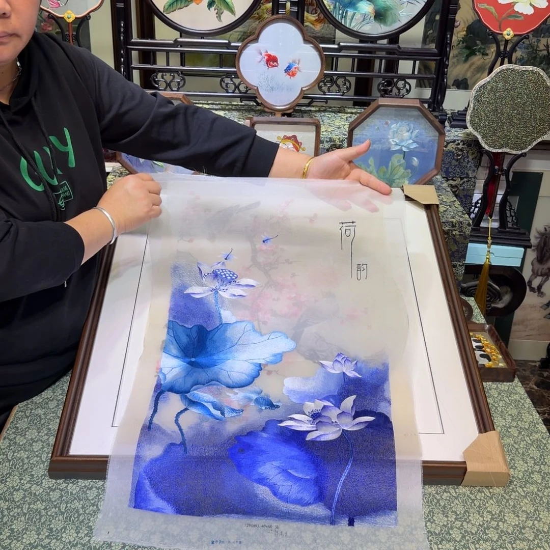 刺绣手工苏绣工艺制作技艺精湛