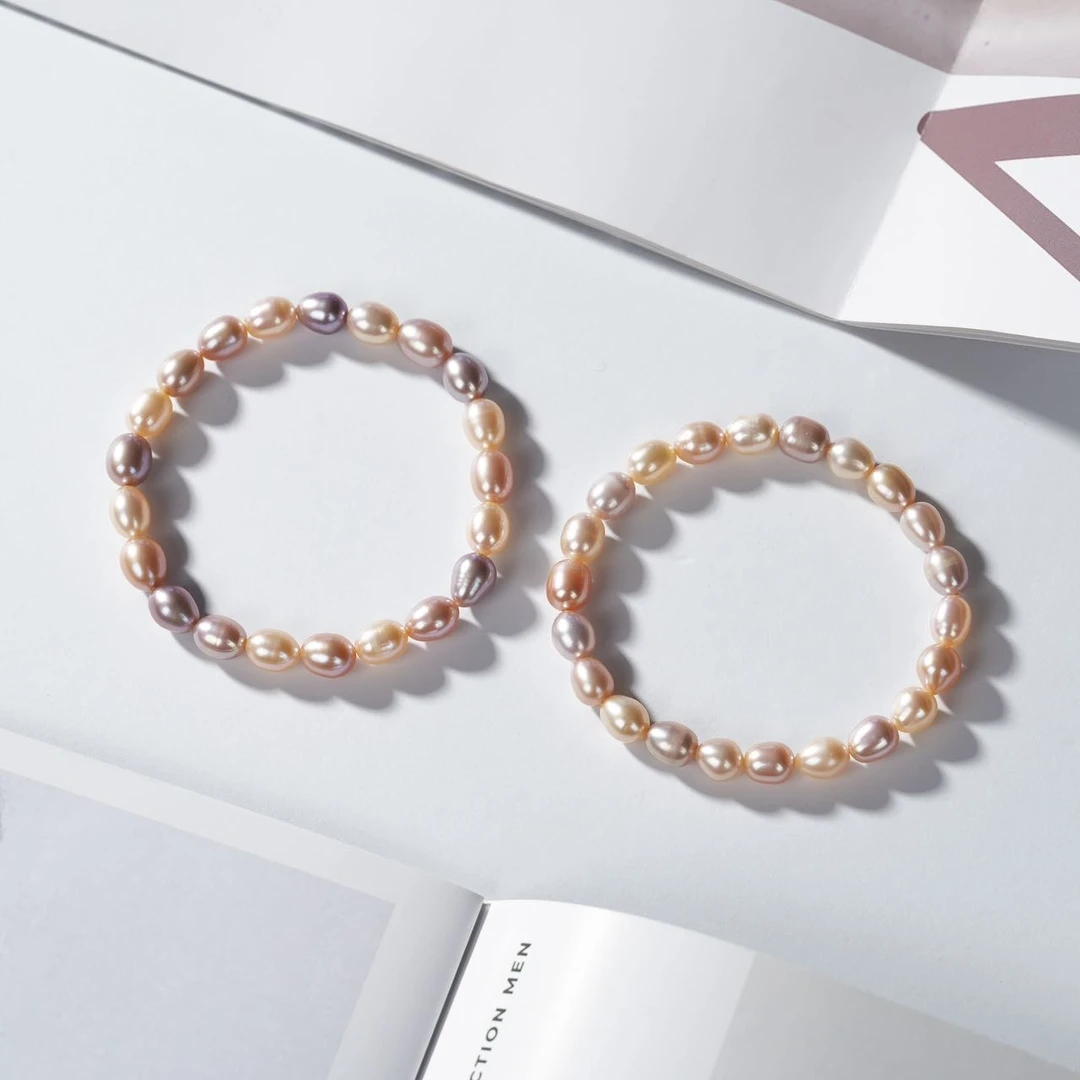 【云上叙】珍珠手串-多样性发其一-5.5mm-V46013-14（东哥）