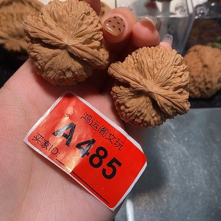 文玩核桃吊坠闷白43