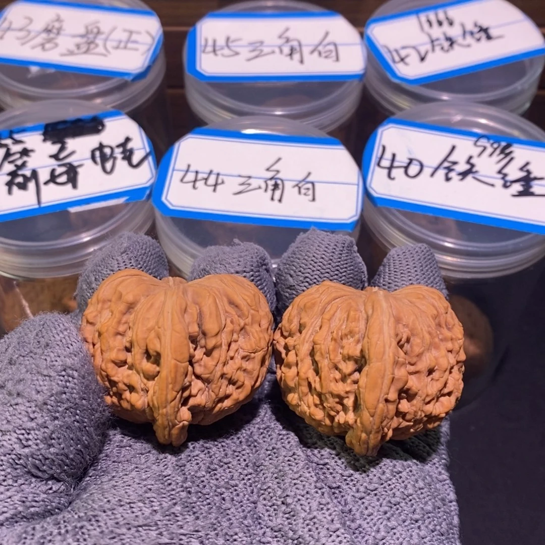 吊坠文玩核桃44平谷拱桥楼