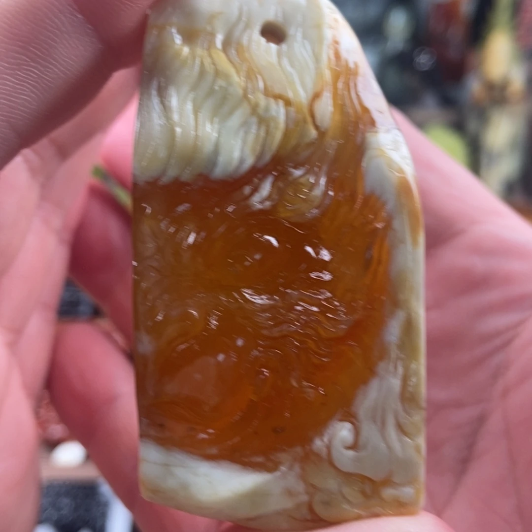 岫玉未镶嵌手把件