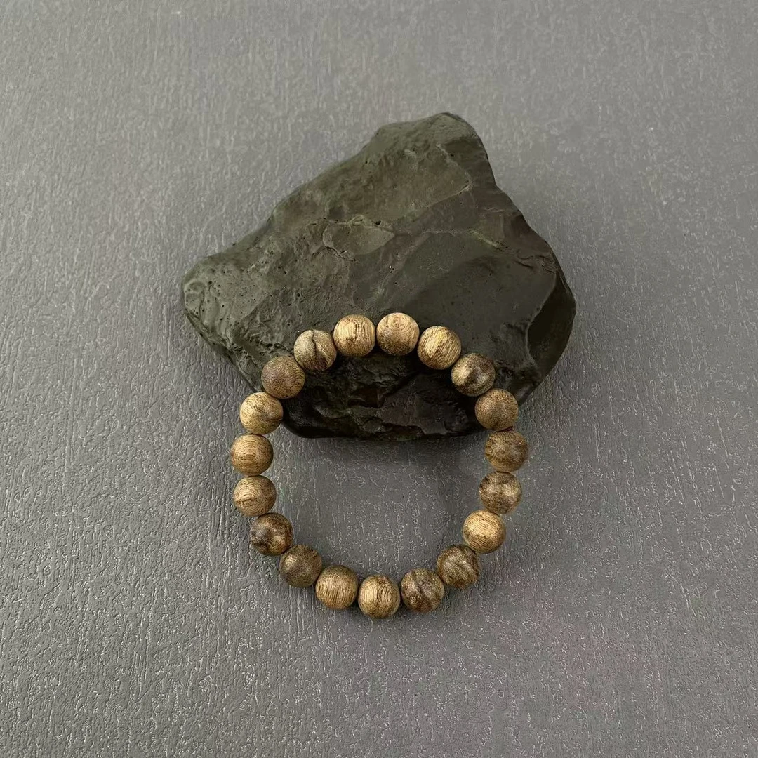 沉香天然沉香10MM圆珠单圈沉香手串一条多样性发货H（480）