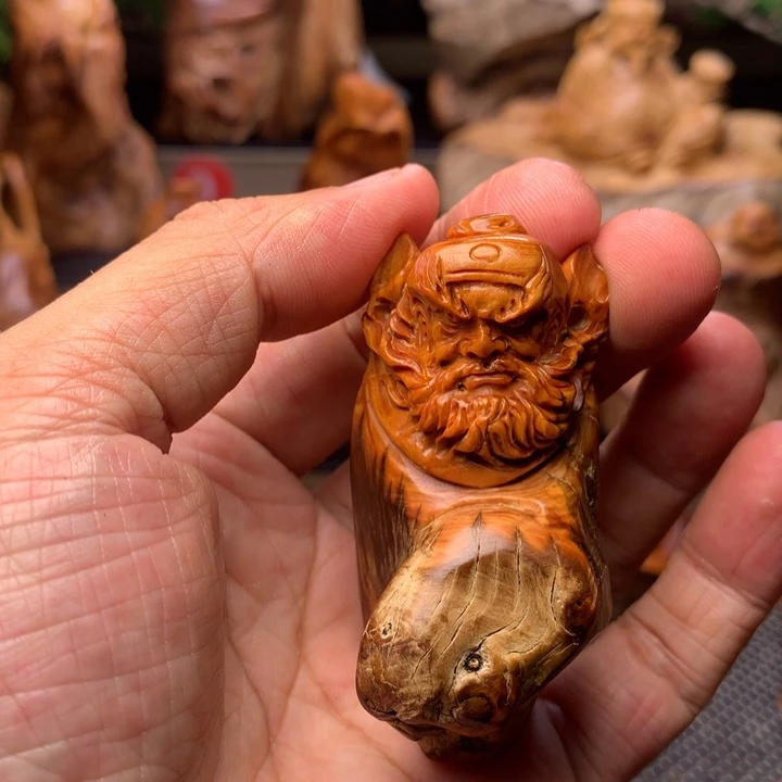 柏木（崖柏）崖柏手把件