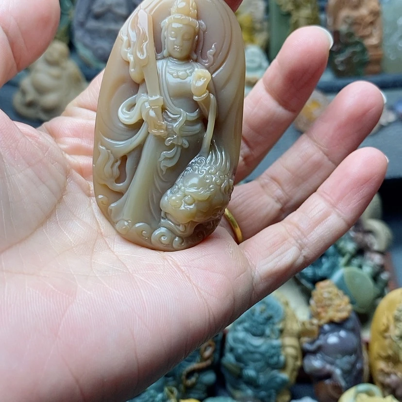 【闪购商品】定制石英质玉手把件未镶嵌