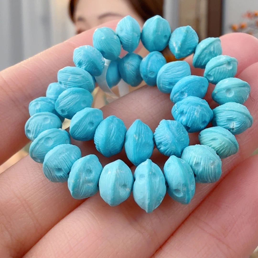 绿松石未镶嵌珠宝半成品