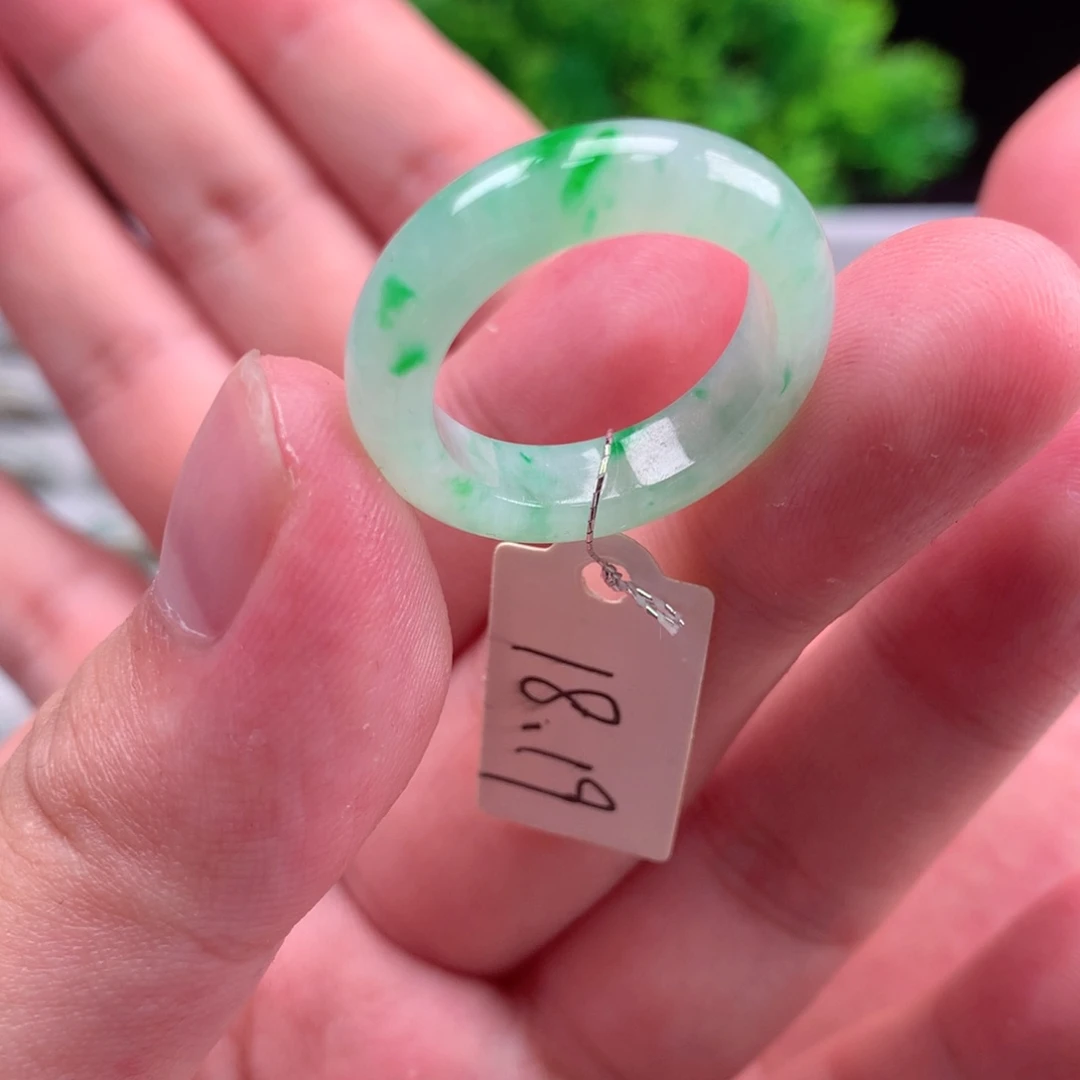 未镶嵌戒指翡翠天然