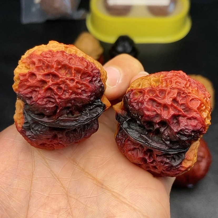 【闪购商品】把件文玩核桃41尺火麒麟金蟾