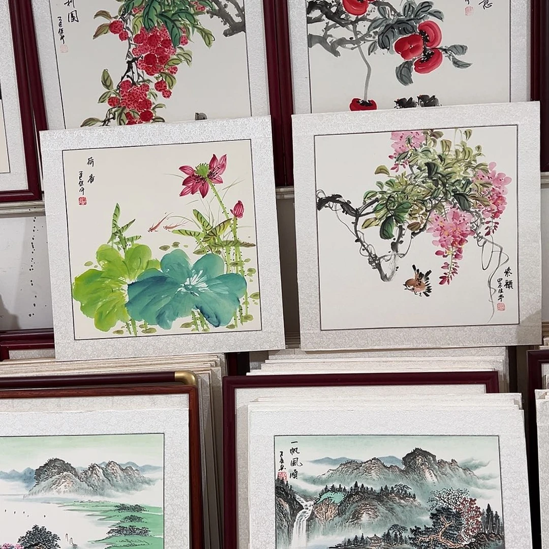 用***6国画手绘保证质量保证