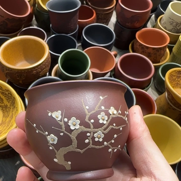 茶杯紫砂全手工紫砂