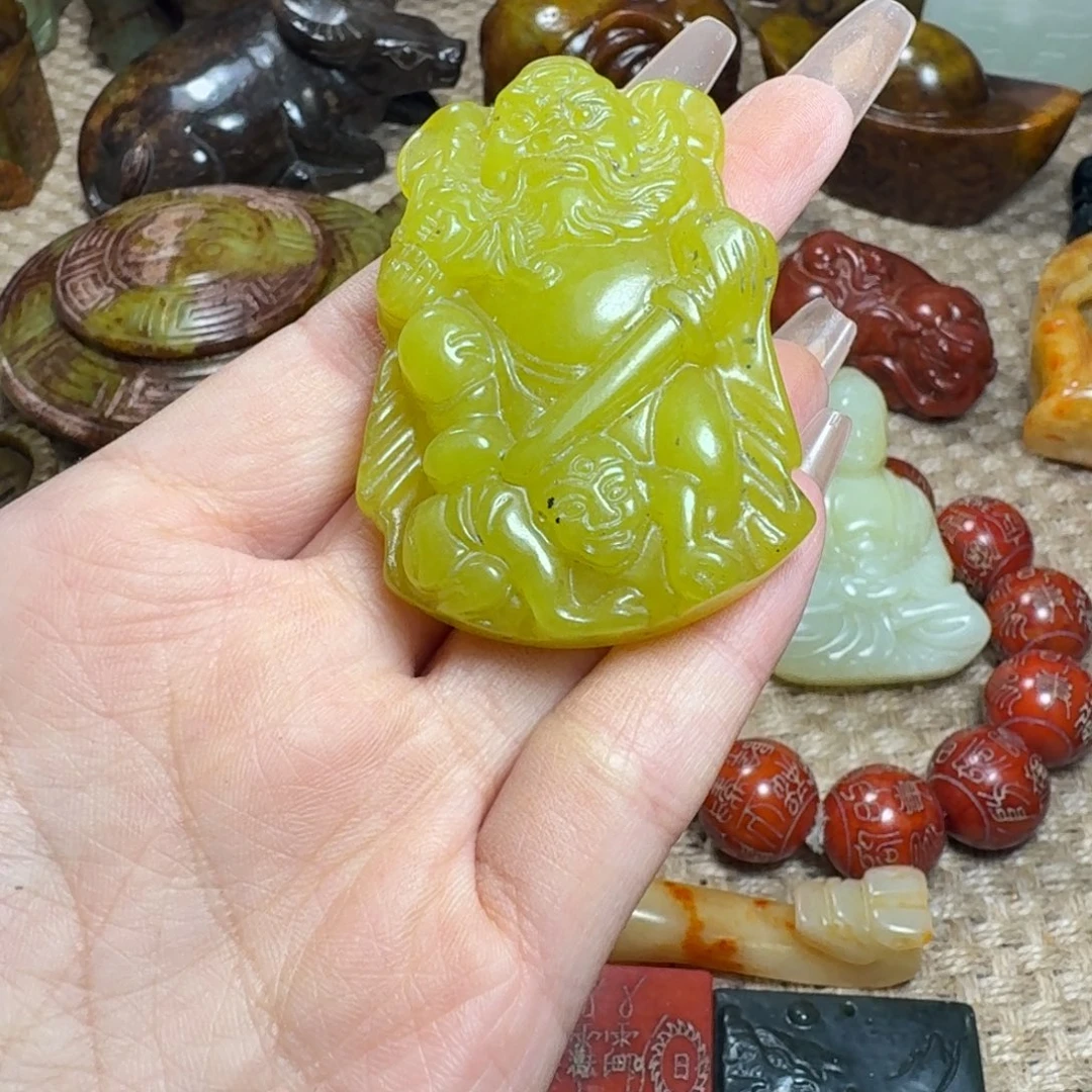 白玉菩提吊坠挂件