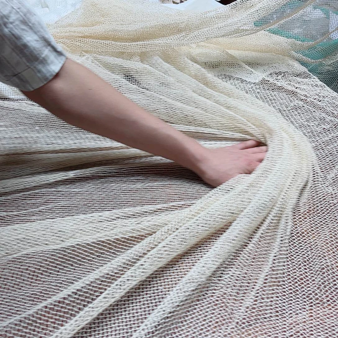 毛绒亚麻棉137-网扣