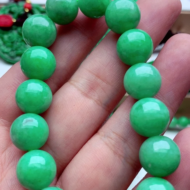 翡翠未镶嵌手链手串