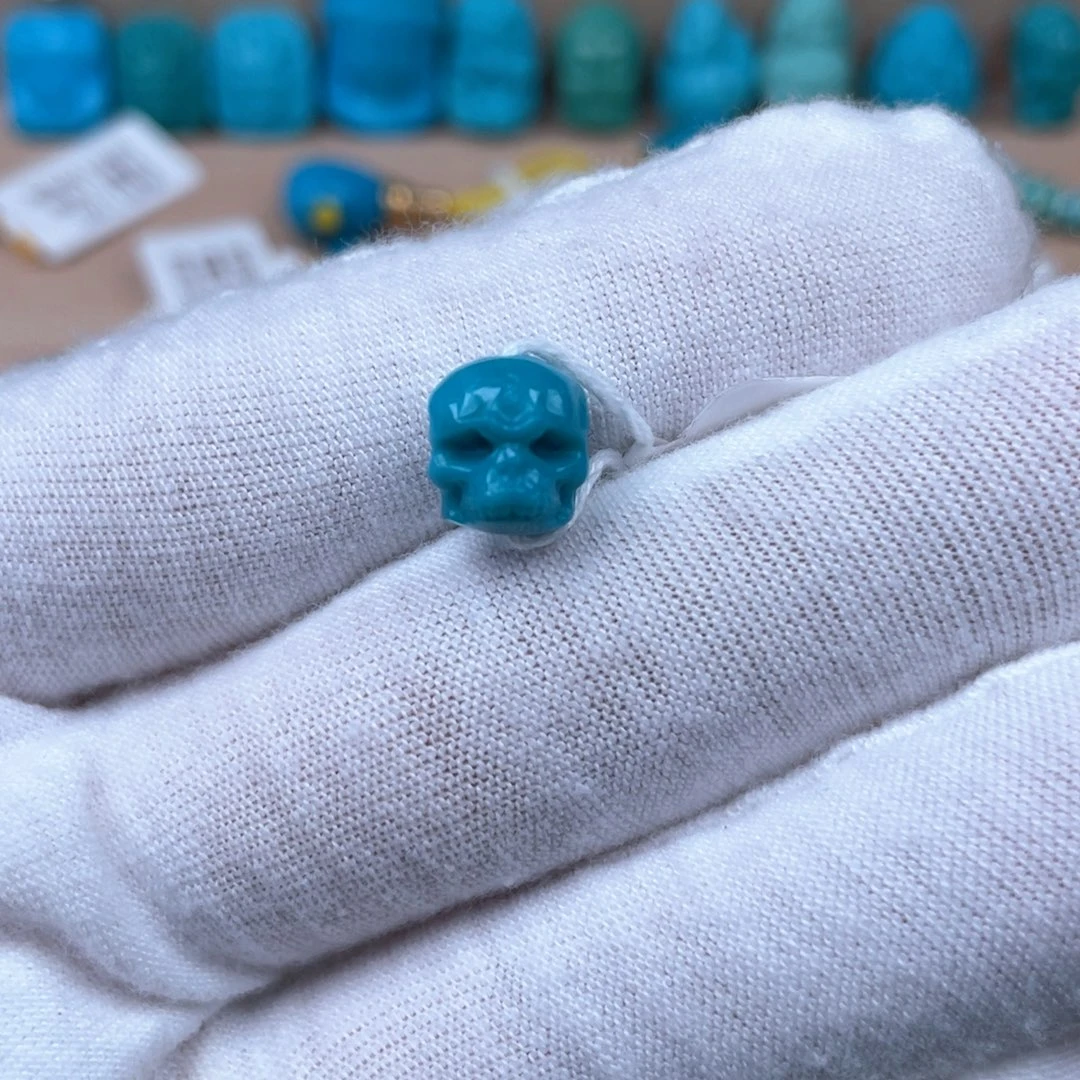 绿松石未镶嵌挂件8.5mm