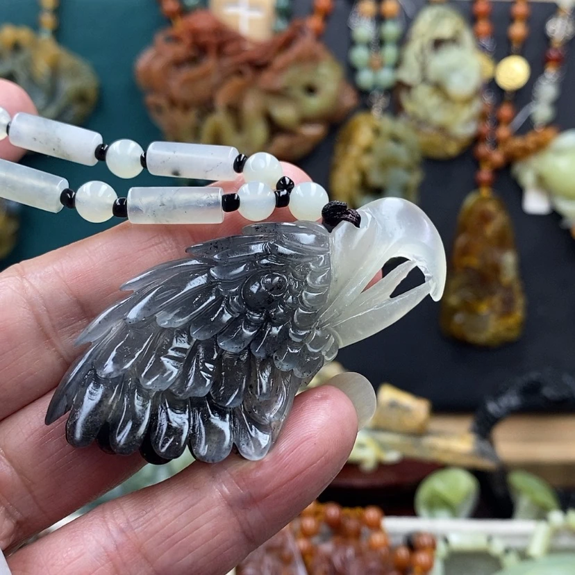 【闪购商品】蛇纹石玉未镶嵌吊坠