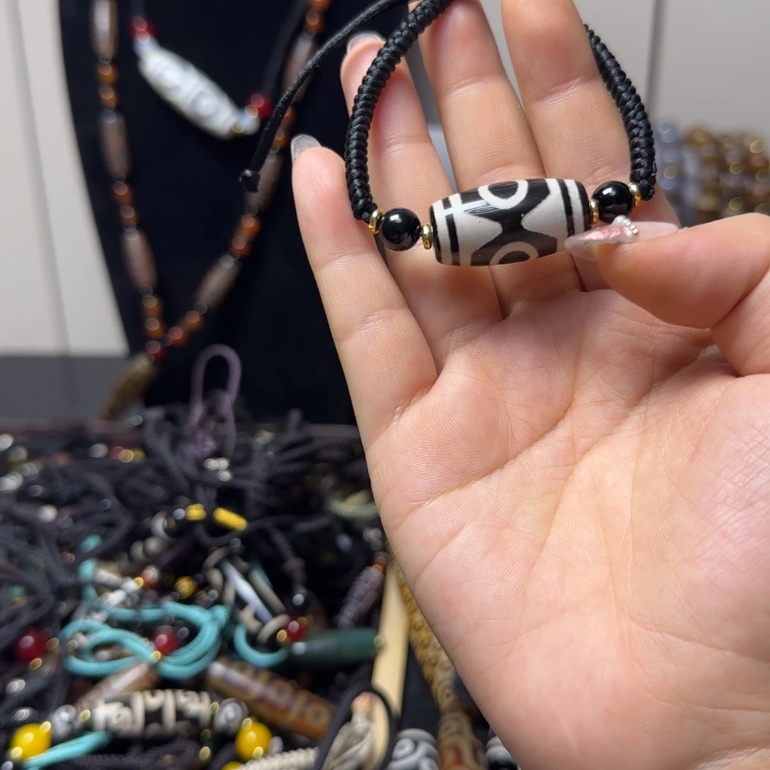 玛瑙/玉髓合金颈饰