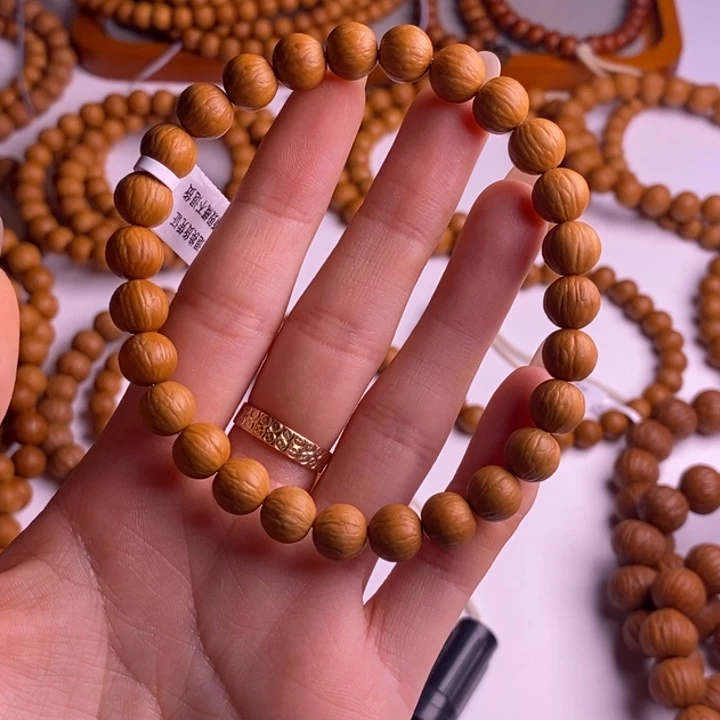 半***浮手串猴头核桃聚宝盆8➕手串