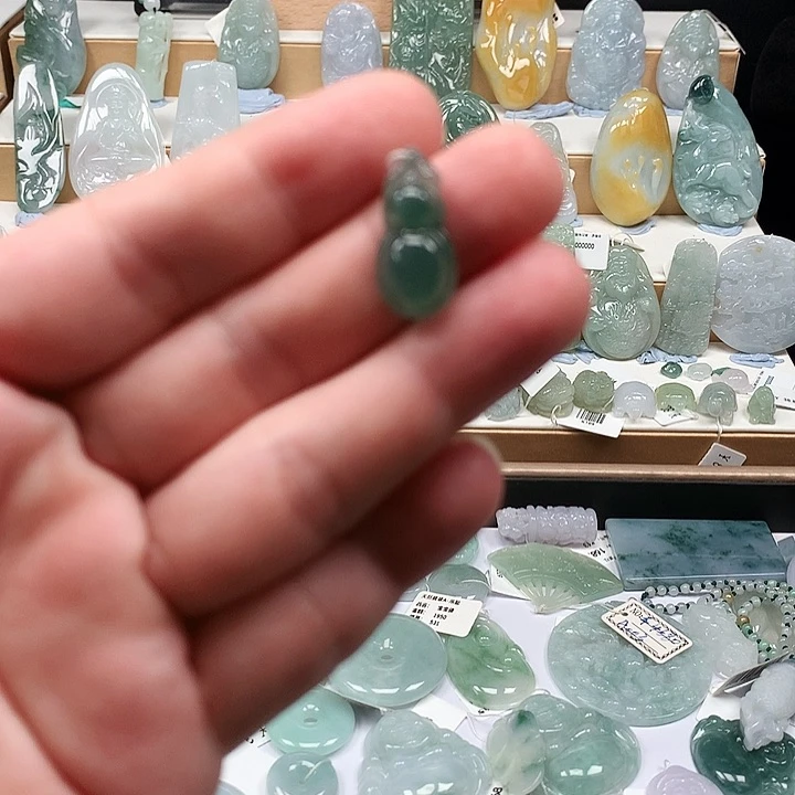 吊坠(不含链)未镶嵌翡翠101葫芦