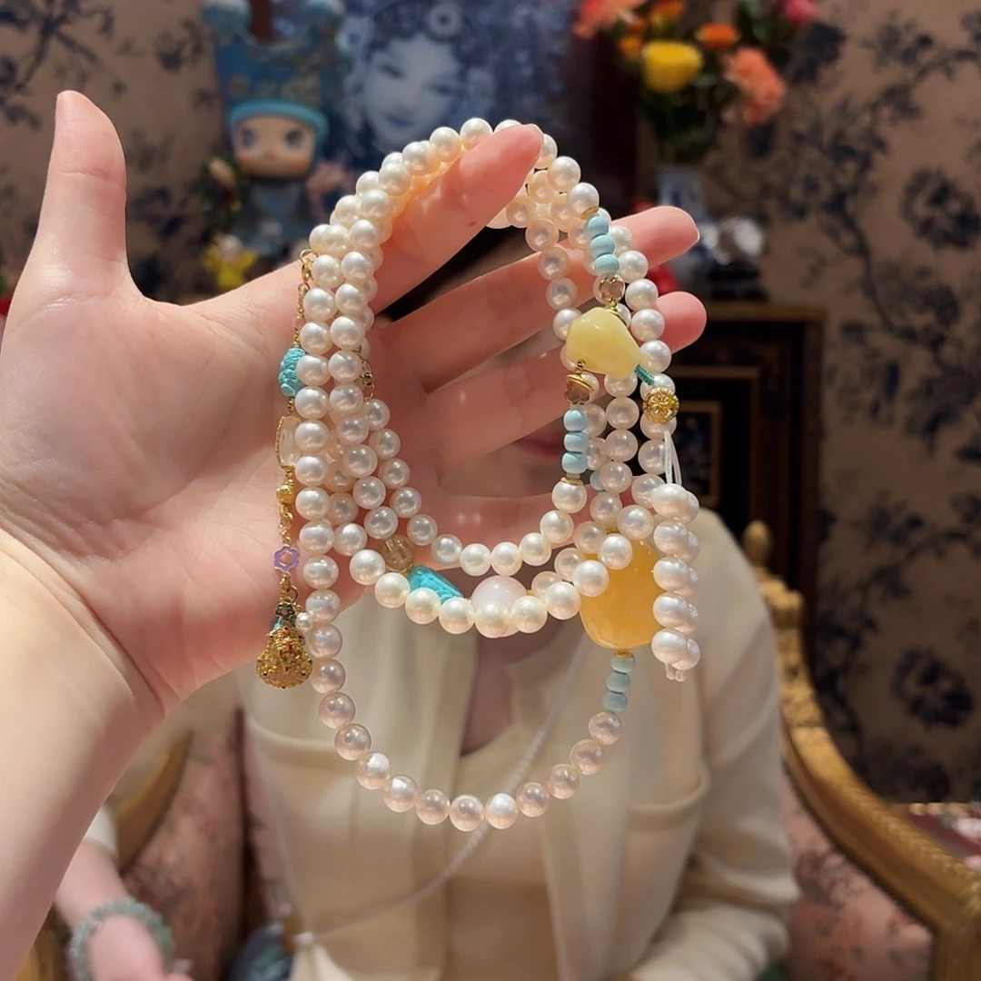 淡水珍珠颈饰未镶嵌