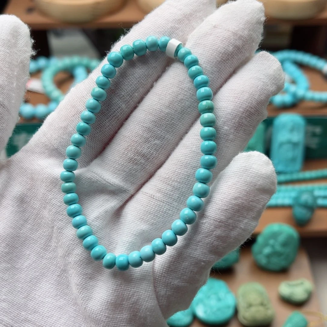 未镶嵌绿松石尺寸4.7mm