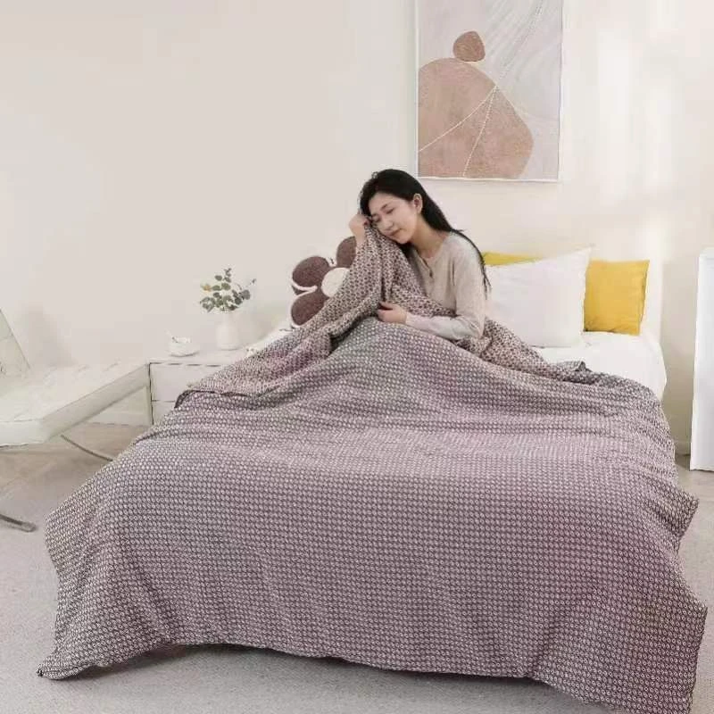 （满天星）200cm*230cm 高端双层纱纯棉柔软保暖可机洗被子