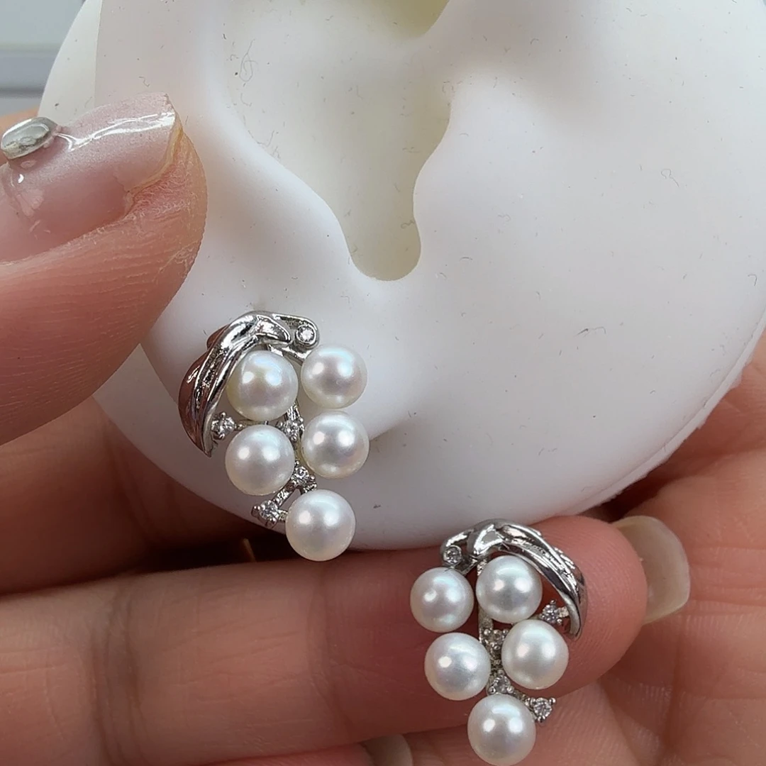 耳饰未镶嵌淡水珍珠