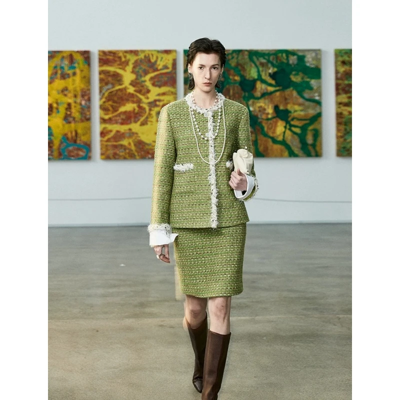 Ayuko｜ 绿野仙踪意大利进口Campore双C同厂高定手工小香风6659