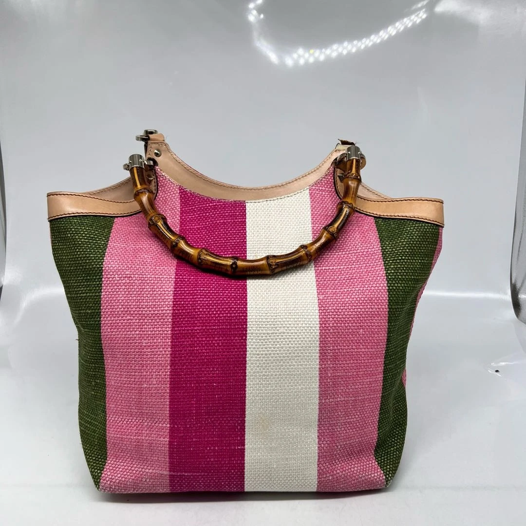 95新 GUCCI/古驰 古驰竹节包 11201