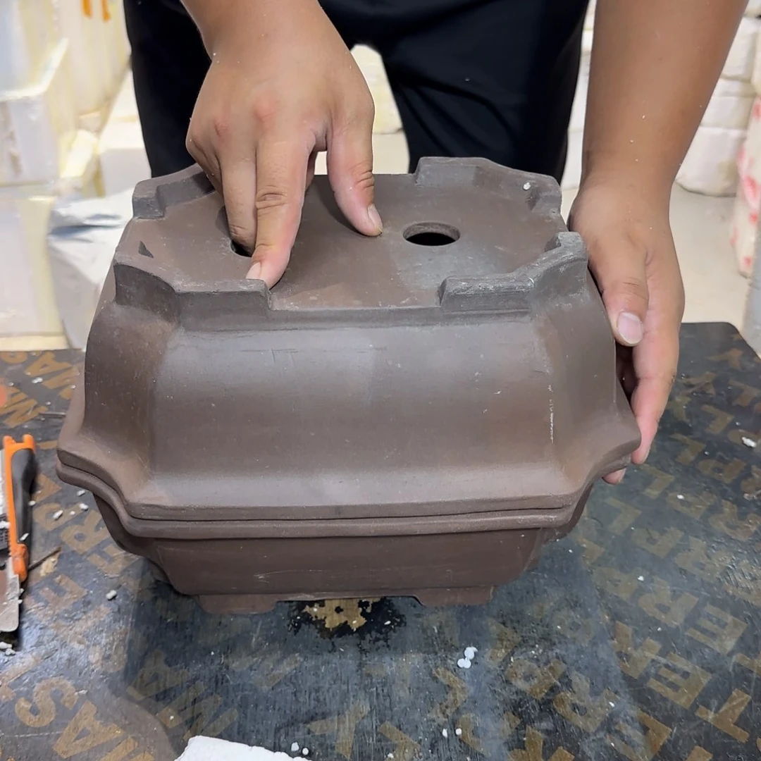 紫砂花盆口径28.20.12口径