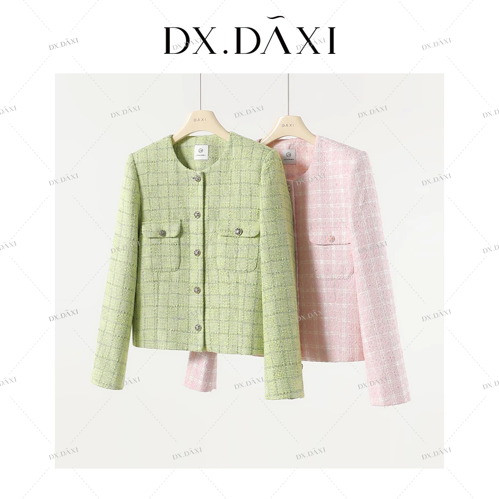 DX.DAXI【巴黎爱神】春日杜乐丽·心动浅彩清爽气质 订制垫肩