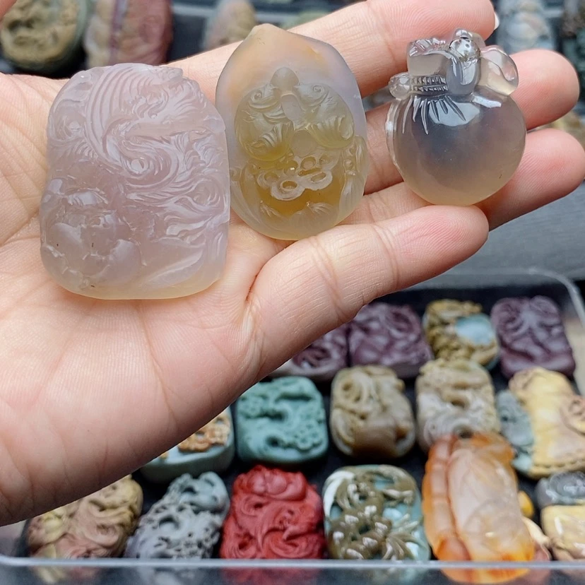 【闪购商品】未镶嵌定制玛瑙吊坠?***…