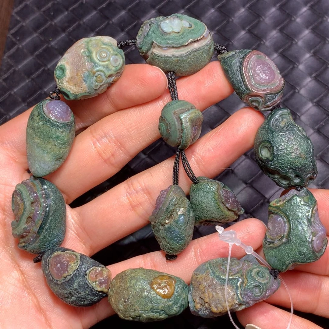 未镶嵌玛瑙/玉髓珠宝半成品