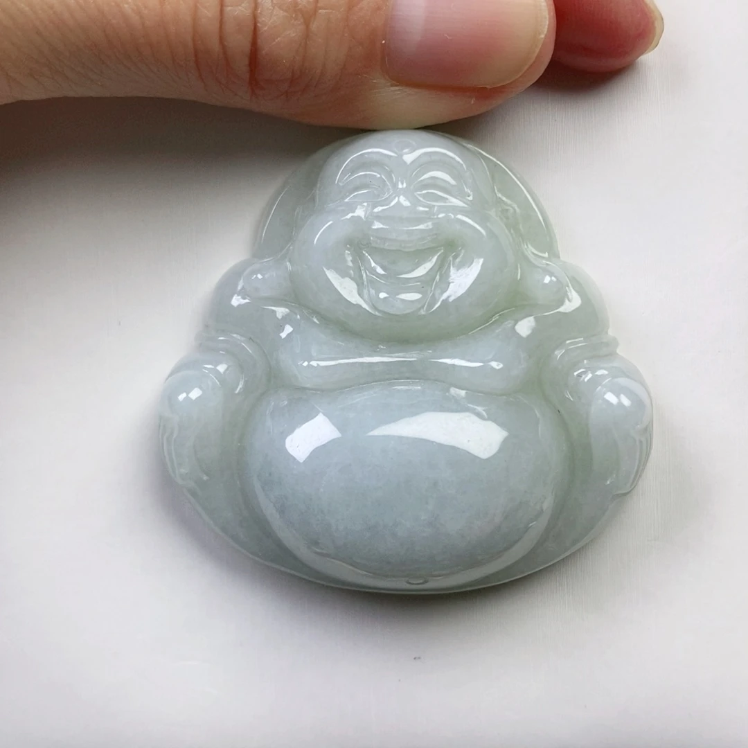 翡翠颈饰未镶嵌朱*佛公