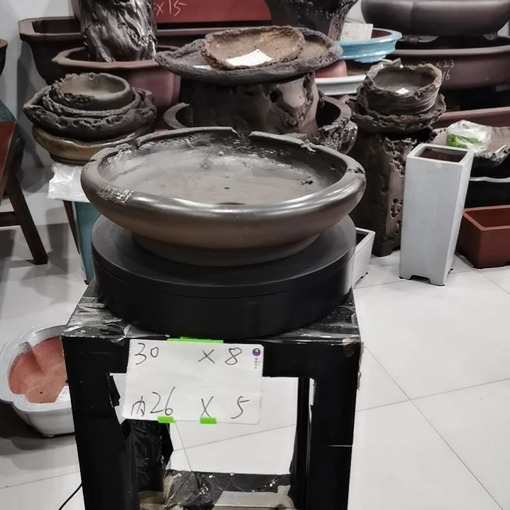 紫砂花盆手工的异形盆