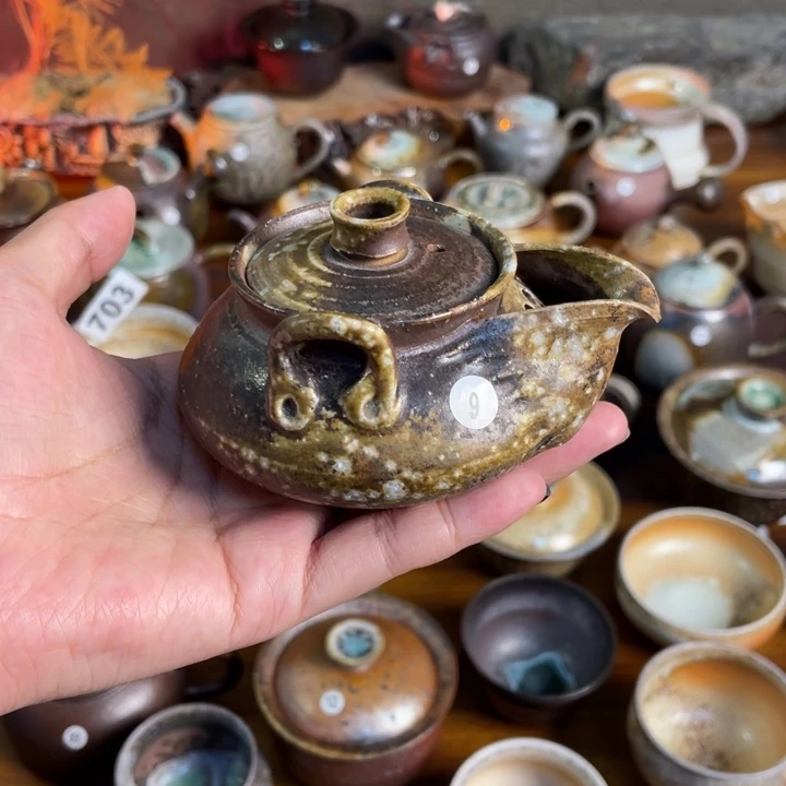 景德镇柴烧珍珠泥宝瓶9