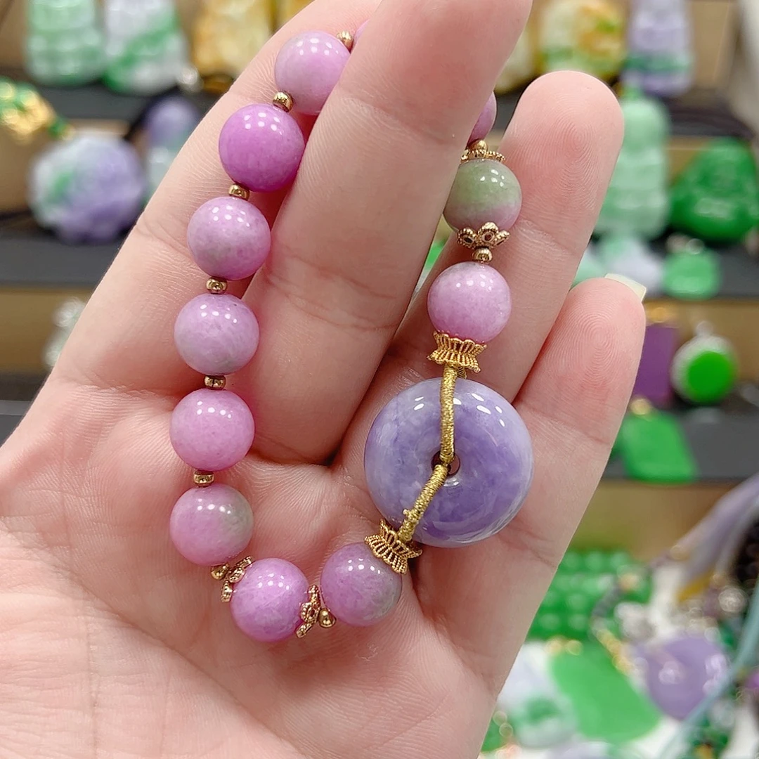 翡翠银S925镶嵌吊坠(赠链)