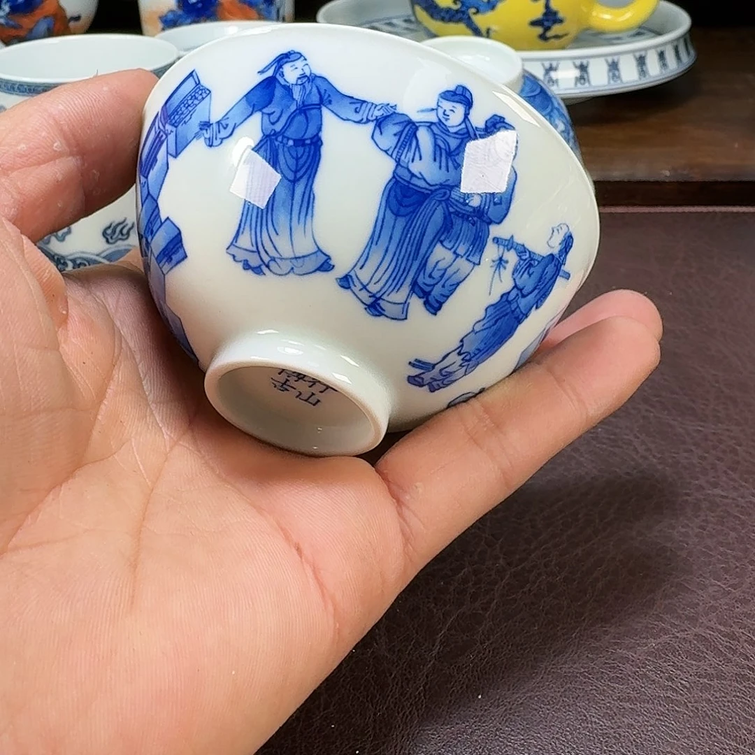 瓷片藏**拙现代景德镇陶瓷手绘茶具