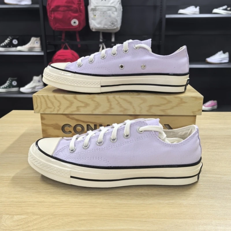CONVERSE/匡威1970S经典香芋紫低帮男女情侣复古帆布鞋/A06075C