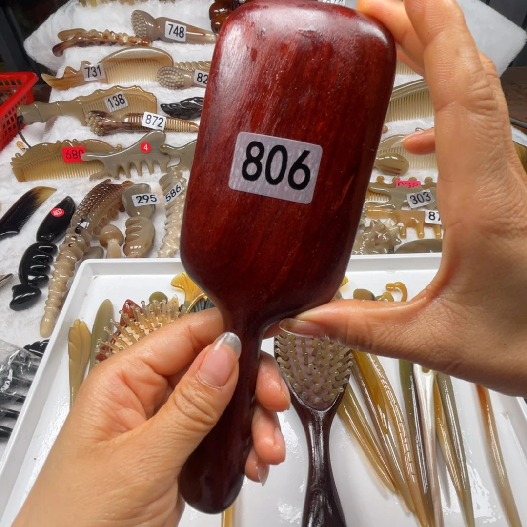 冷***含牛角梳牛角福利款