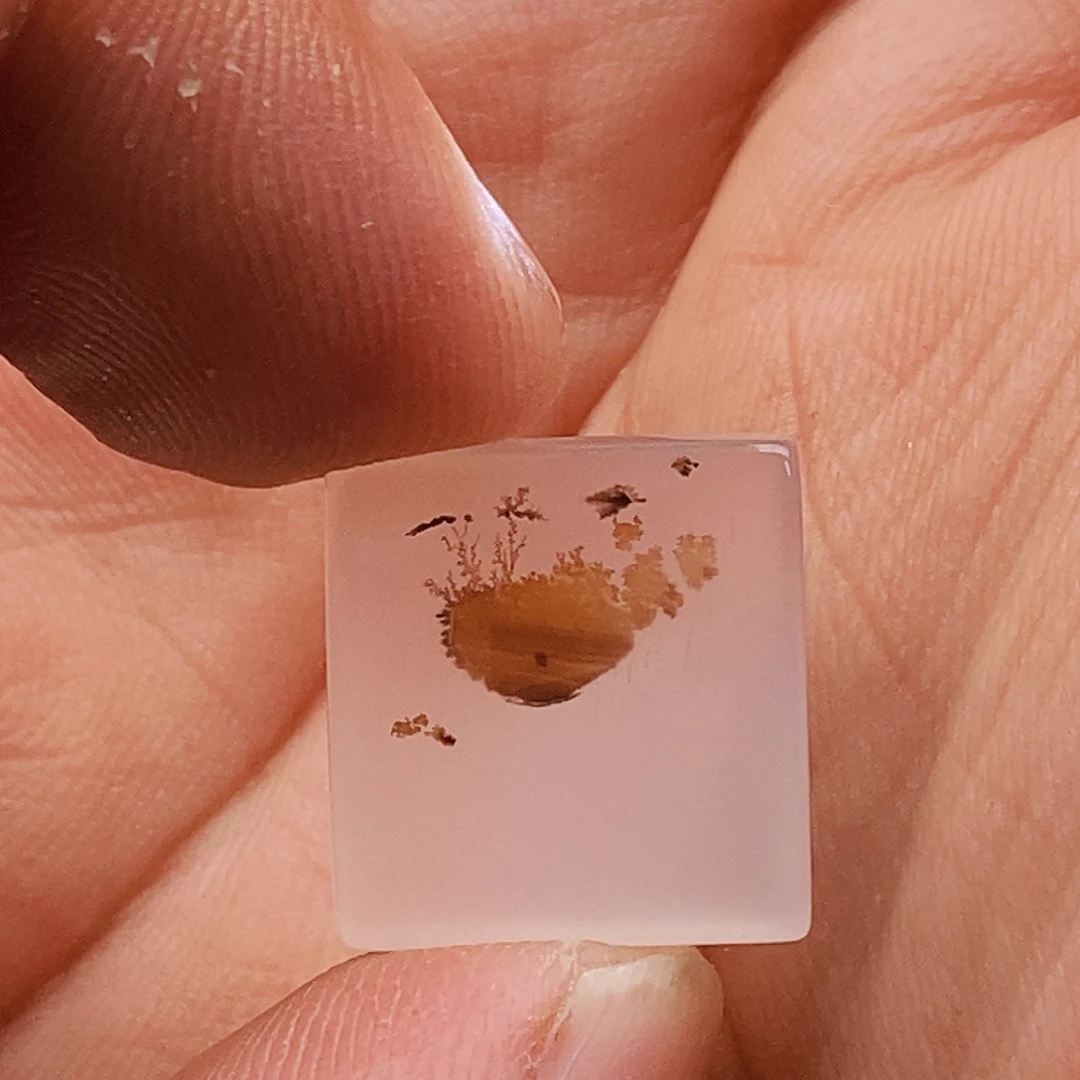 志***茶玛瑙/玉髓未镶嵌吊坠(不含链)