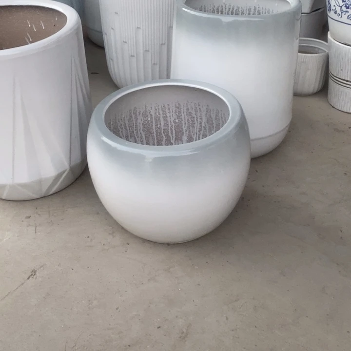 渐变青球盆大号口28/25