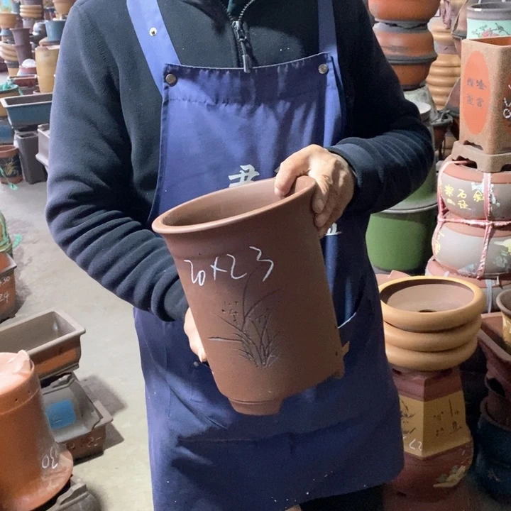 紫砂花盆紫砂花盆