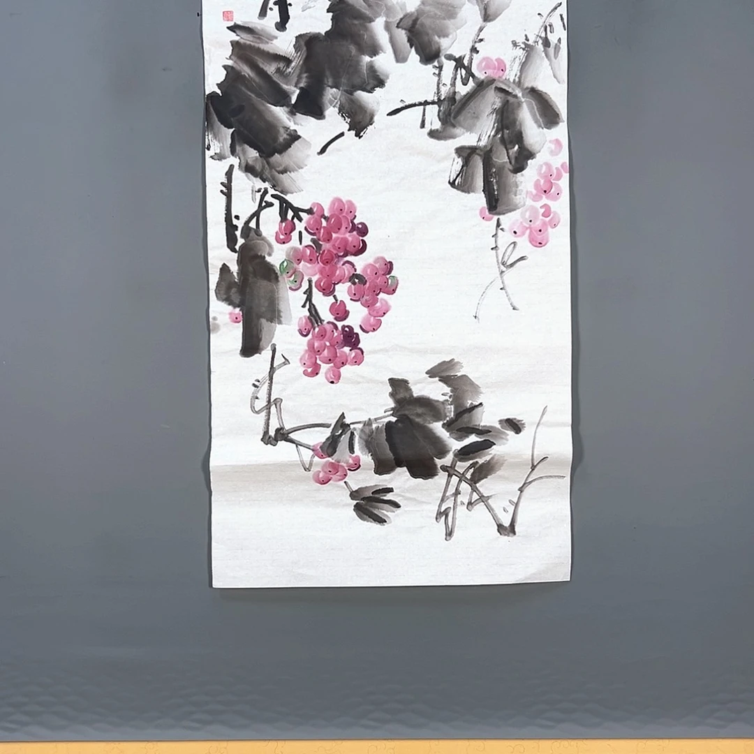 国画793 花鸟和蝴蝶都会出现