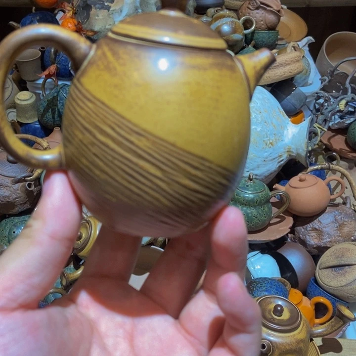 柴烧老岩泥高端茶器