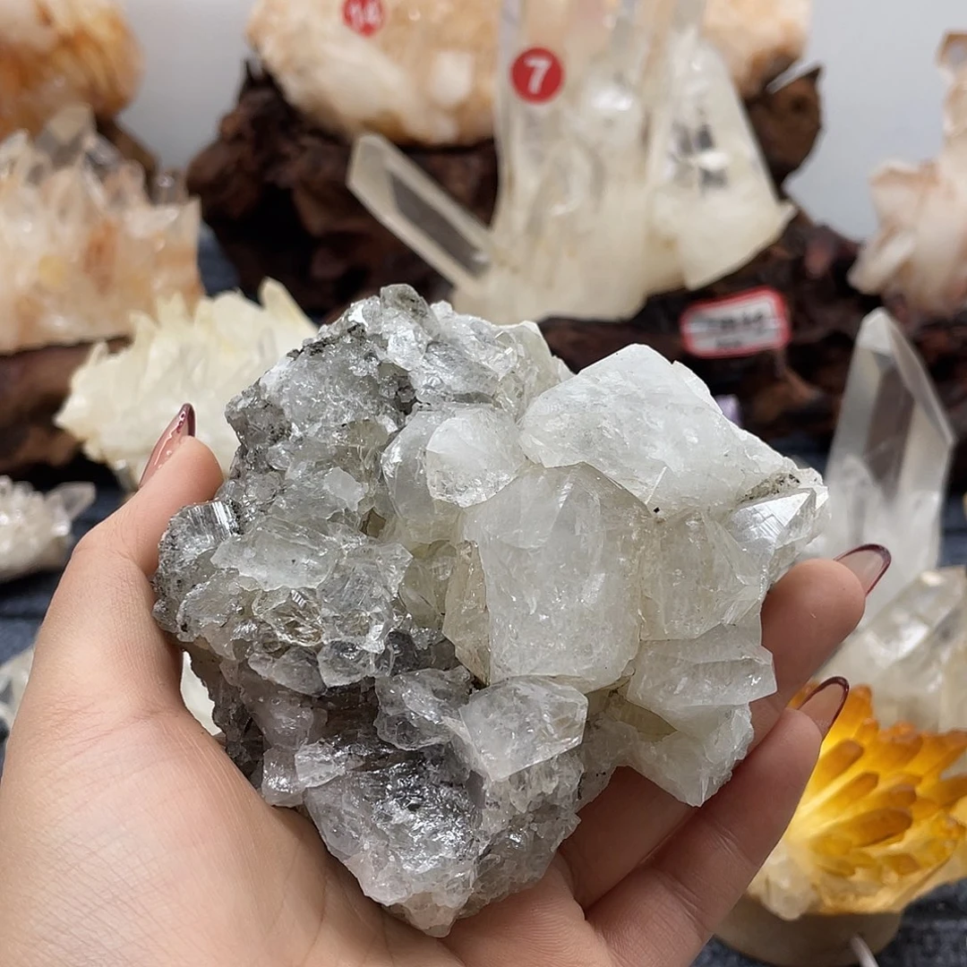 z***z银S925镶嵌珠宝半成品水晶