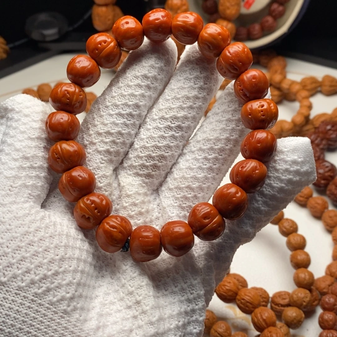 文玩核桃手串j**y磨盘小核桃