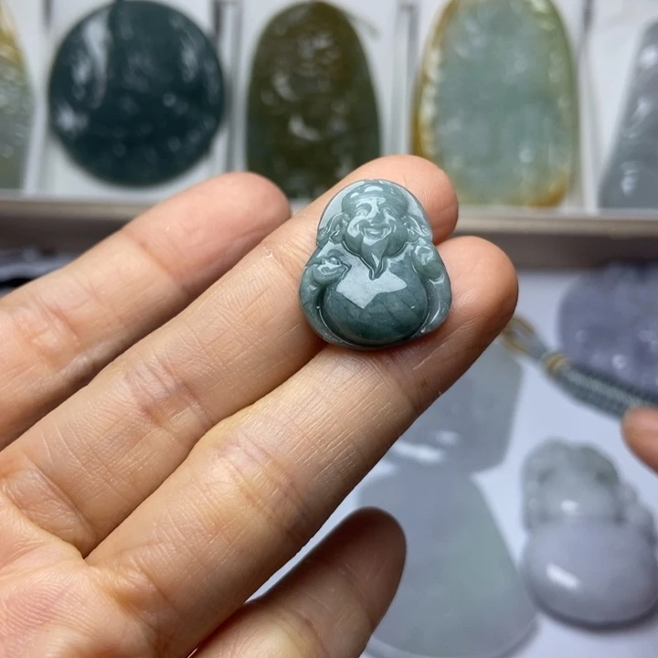 翡翠未镶嵌挂件翡翠