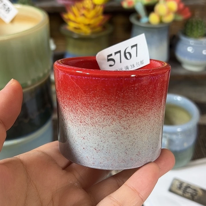 口6 手工花盆满30包邮