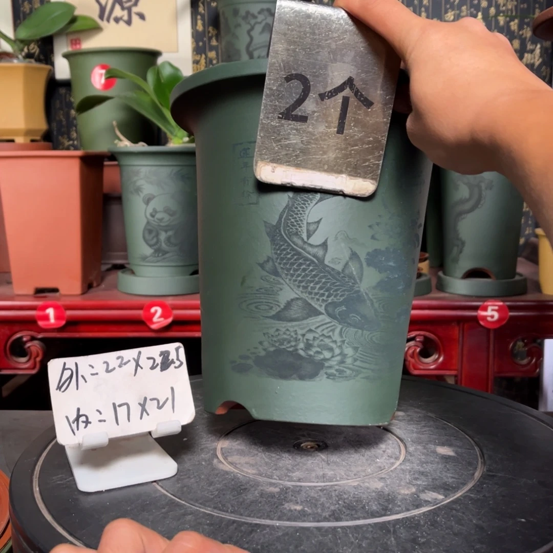 紫砂花盆紫砂花盆